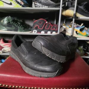 🔥 Skechers Men's Size 13 Black Slip-On Athletic Shoes Slip Resistant Work